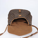 LOUIS VUITTON Monogram Saumur 35 Shoulder Bag M42254 LV Auth 207313-22