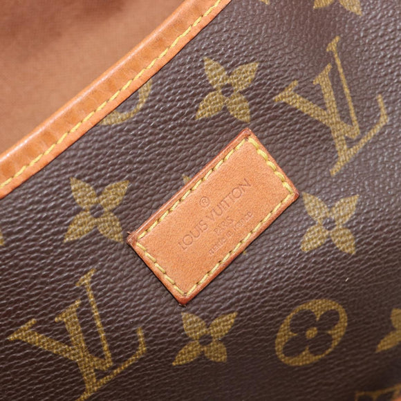 LOUIS VUITTON Monogram Saumur 35 Shoulder Bag M42254 LV Auth 207313