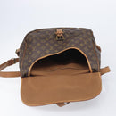 LOUIS VUITTON Monogram Saumur 35 Shoulder Bag M42254 LV Auth 207313-29