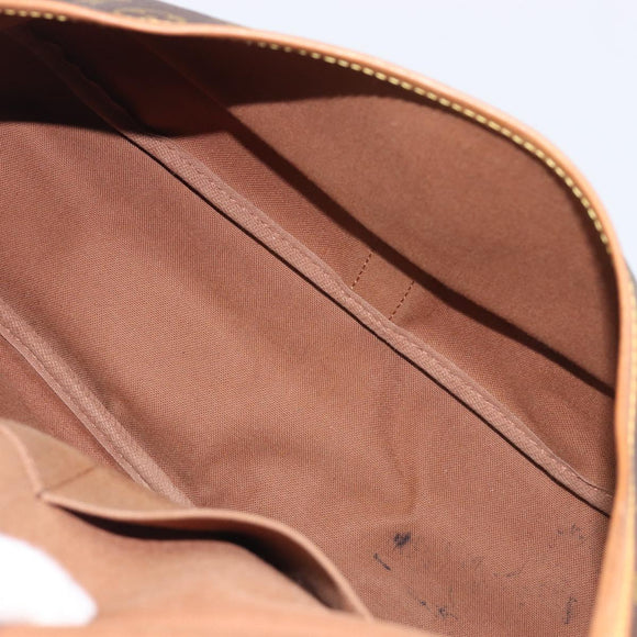 LOUIS VUITTON Monogram Saumur 35 Shoulder Bag M42254 LV Auth 207313
