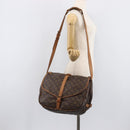 LOUIS VUITTON Monogram Saumur 35 Shoulder Bag M42254 LV Auth 207313-33