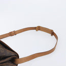 LOUIS VUITTON Monogram Saumur 35 Shoulder Bag M42254 LV Auth 207313-8