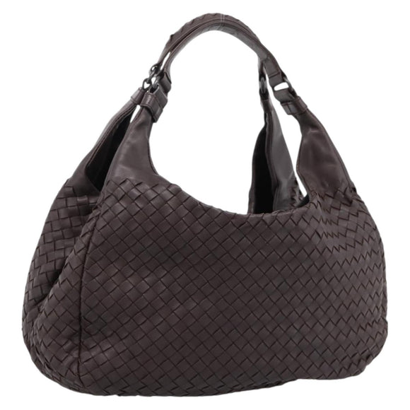 Bottega Veneta INTRECCIATO Campana Shoulder Bag Leather 125787 Auth 207314V