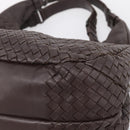 Bottega Veneta INTRECCIATO Campana Shoulder Bag Leather 125787 Auth 207314V-15