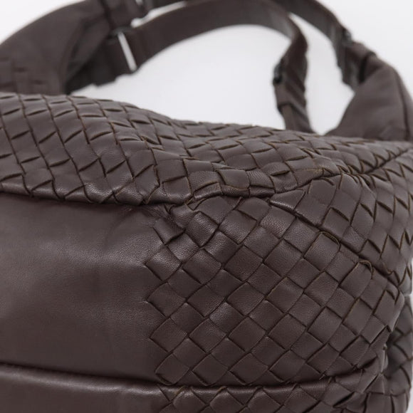 Bottega Veneta INTRECCIATO Campana Shoulder Bag Leather 125787 Auth 207314V