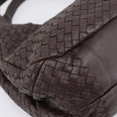Bottega Veneta INTRECCIATO Campana Shoulder Bag Leather 125787 Auth 207314V-16