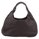 Bottega Veneta INTRECCIATO Campana Shoulder Bag Leather 125787 Auth 207314V-13
