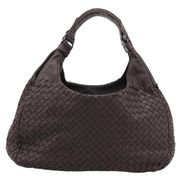 Bottega Veneta INTRECCIATO Campana Shoulder Bag Leather 125787 Auth 207314V
