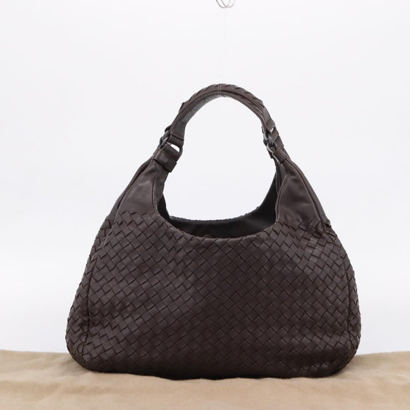 Bottega Veneta INTRECCIATO Campana Shoulder Bag Leather 125787 Auth 207314V