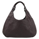 Bottega Veneta INTRECCIATO Campana Shoulder Bag Leather 125787 Auth 207314V-2