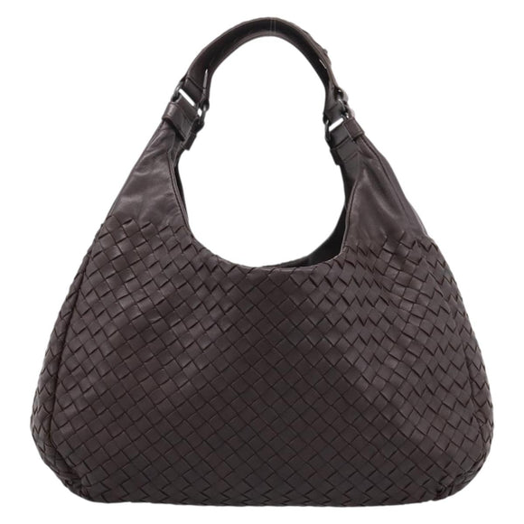 Bottega Veneta INTRECCIATO Campana Shoulder Bag Leather 125787 Auth 207314V