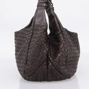 Bottega Veneta INTRECCIATO Campana Shoulder Bag Leather 125787 Auth 207314V-3