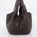 Bottega Veneta INTRECCIATO Campana Shoulder Bag Leather 125787 Auth 207314V-4