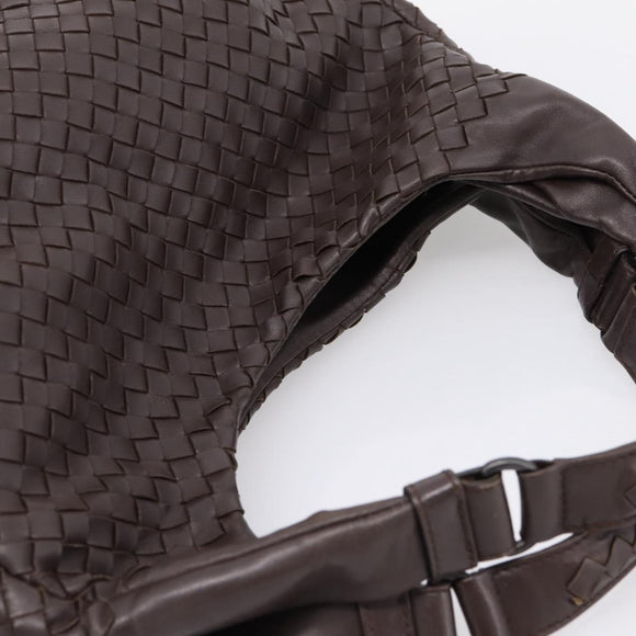 Bottega Veneta INTRECCIATO Campana Shoulder Bag Leather 125787 Auth 207314V
