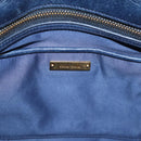 Miu Miu Matelasse Hand Bag Leather 2way Blue Gold Tone Auth 207315V-20