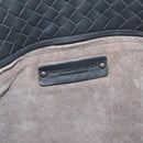 Bottega Veneta INTRECCIATO Shoulder Bag Leather Black Auth 207317SAV-17