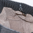 Bottega Veneta INTRECCIATO Shoulder Bag Leather Black Auth 207317SAV-18