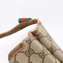 GUCCI GG Supreme Web Sherry Line Tote Bag PVC Beige Gold 39 02 003 Auth 207322-10