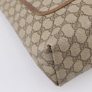 GUCCI GG Supreme Web Sherry Line Tote Bag PVC Beige Gold 39 02 003 Auth 207322-13