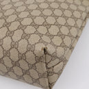 GUCCI GG Supreme Web Sherry Line Tote Bag PVC Beige Gold 39 02 003 Auth 207322-14