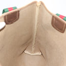 GUCCI GG Supreme Web Sherry Line Tote Bag PVC Beige Gold 39 02 003 Auth 207322-19