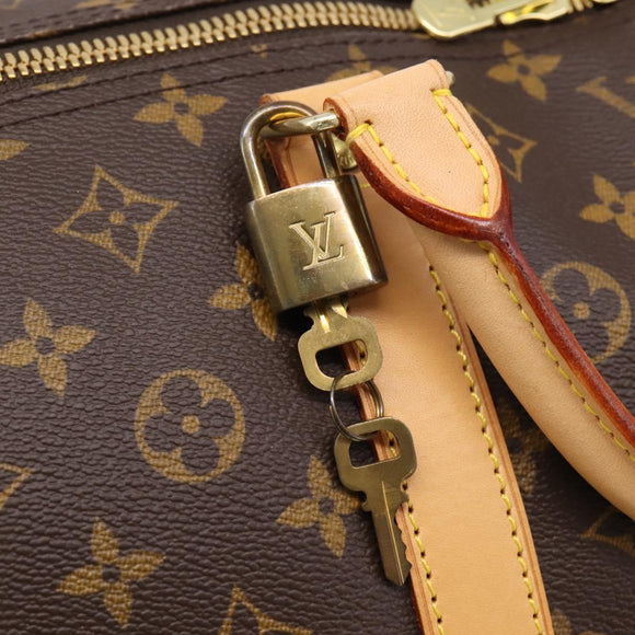 LOUIS VUITTON Monogram Keepall 60 Boston Bag M41422 LV Auth 207323V