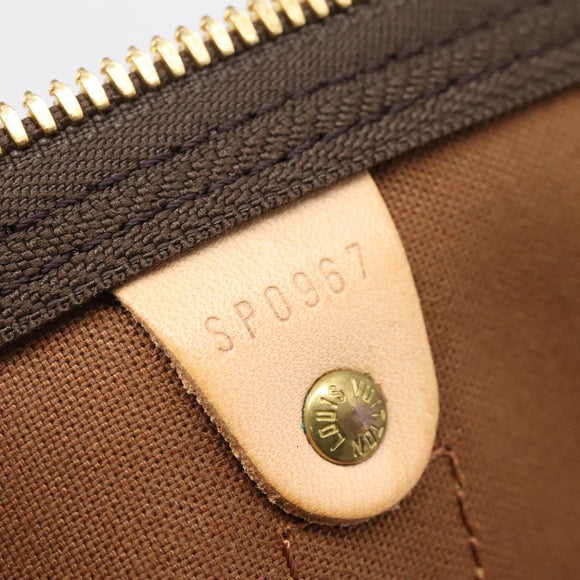 LOUIS VUITTON Monogram Keepall 60 Boston Bag M41422 LV Auth 207323V