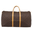 LOUIS VUITTON Monogram Keepall 60 Boston Bag M41422 LV Auth 207323V-3