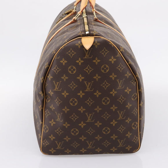 LOUIS VUITTON Monogram Keepall 60 Boston Bag M41422 LV Auth 207323V
