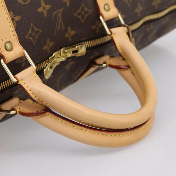 LOUIS VUITTON Monogram Keepall 60 Boston Bag M41422 LV Auth 207323V