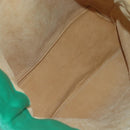 Bottega Veneta INTRECCIATO Shoulder Bag Leather Green Gold Tone Auth 207324V-17