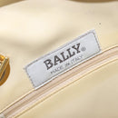 Bally Chain Shoulder Bag Leather Gold Auth 207326-18