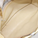 Bally Chain Shoulder Bag Leather Gold Auth 207326-19