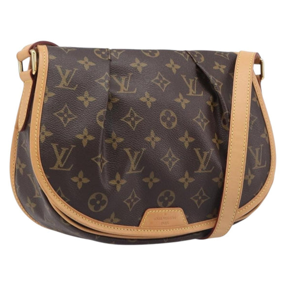 LOUIS VUITTON Monogram Menilmontant PM Shoulder Bag M40474 LV Auth 207347SAV