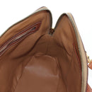 CELINE Macadam Hand Bag PVC 2way Brown Gold Tone Auth 207348V-23