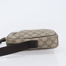 GUCCI GG Supreme Shoulder Bag PVC Beige Silver 122754 Auth 207351A-4