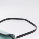 Balenciaga Hand Bag Leather 2way Light Blue Gold Silver Auth 207361A-10