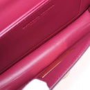 Bottega Veneta Shoulder Bag Leather Red Gold Auth 207362V-19