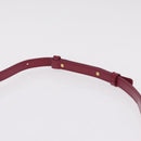 Bottega Veneta Shoulder Bag Leather Red Gold Auth 207362V-8
