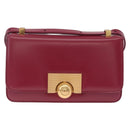Bottega Veneta Shoulder Bag Leather Red Gold Auth 207363V-2