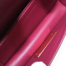 Bottega Veneta Shoulder Bag Leather Red Gold Auth 207363V-21