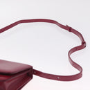 Bottega Veneta Shoulder Bag Leather Red Gold Auth 207363V-8