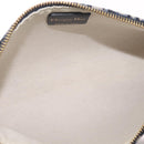 Christian Dior Trotter Canvas Oblique Shoulder Bag Navy Gold Auth 207367SAV-22