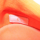 LOUIS VUITTON VNR Sneakers Knitted Fabrics Size 6 1/2 Orange LV Auth 207371M-21