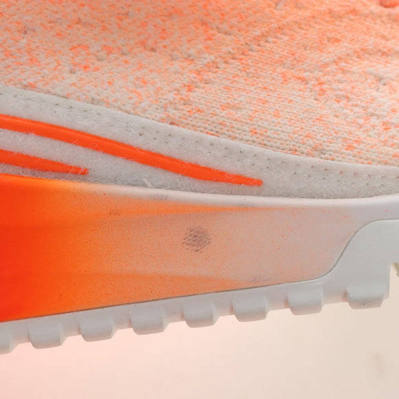 LOUIS VUITTON VNR Sneakers Knitted Fabrics Size 6 1/2 Orange LV Auth 207371M