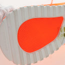 LOUIS VUITTON VNR Sneakers Knitted Fabrics Size 6 1/2 Orange LV Auth 207371M-8