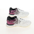 LOUIS VUITTON Sneakers Leather Size 7 White LV Auth 207372M-6