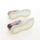 LOUIS VUITTON Sneakers Leather Size 7 White LV Auth 207372M-7
