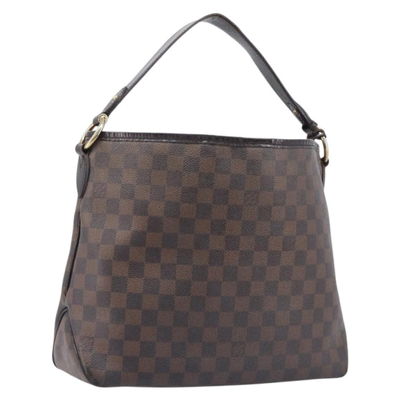 LOUIS VUITTON Damier Ebene Delightful PM Shoulder Bag N41459 LV Auth 207375