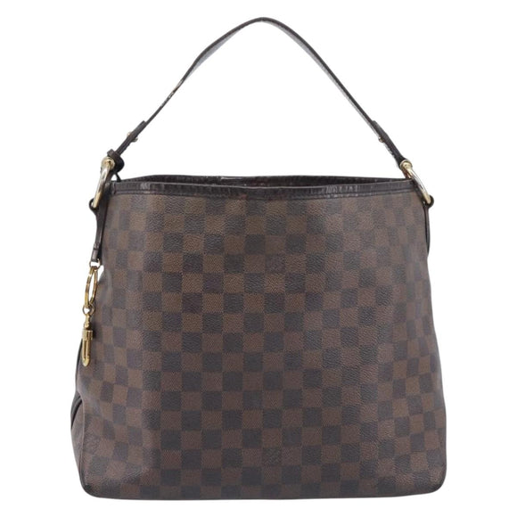 LOUIS VUITTON Damier Ebene Delightful PM Shoulder Bag N41459 LV Auth 207375